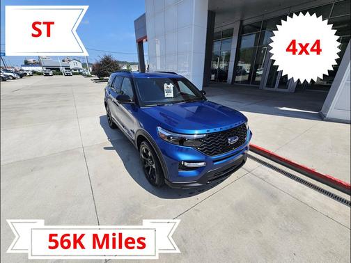 Atlas Blue Metallic 2023 Ford Explorer ST