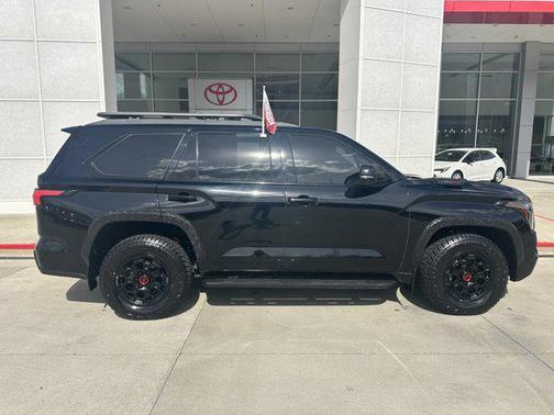 Midnight Black Metallic 2025 Toyota Sequoia TRD Pro