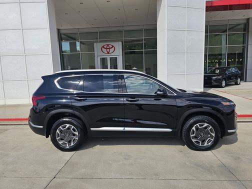 Twilight Black 2022 Hyundai SANTA FE HEV Blue