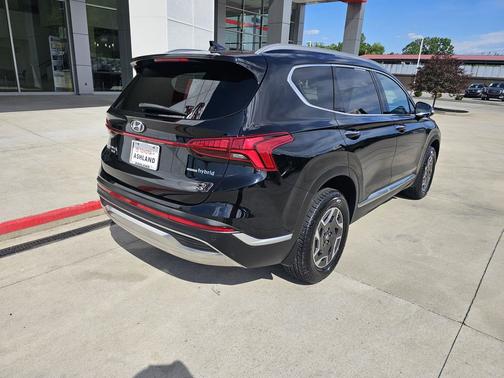 Twilight Black 2022 Hyundai SANTA FE HEV Blue