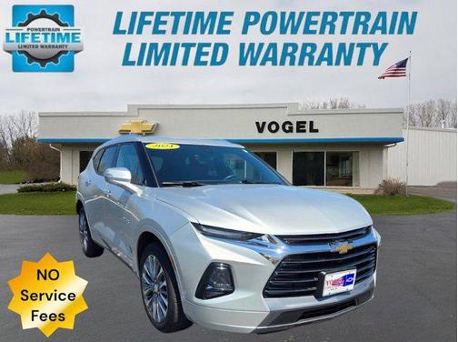 Silver Ice Metallic 2021 Chevrolet Blazer Premier