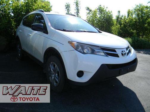 Super White 2015 Toyota RAV4 LE