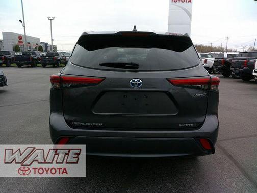 Magnetic Gray Metallic 2023 Toyota Highlander Hybrid Limited