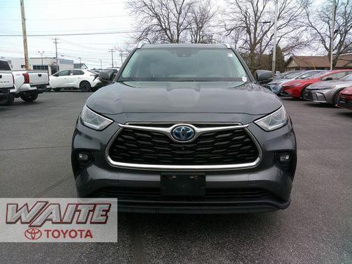 Magnetic Gray Metallic 2023 Toyota Highlander Hybrid Limited