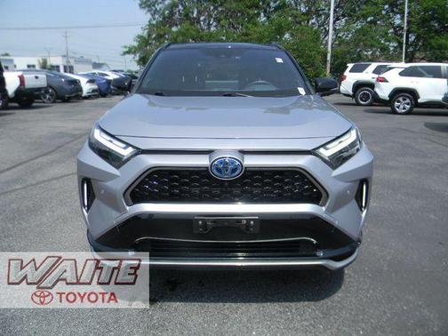 Silver Sky Metallic/Midnight Black Metallic 2024 Toyota RAV4 Prime XSE