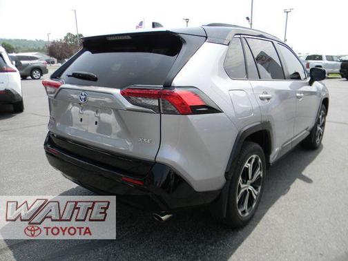 Silver Sky Metallic/Midnight Black Metallic 2024 Toyota RAV4 Prime XSE