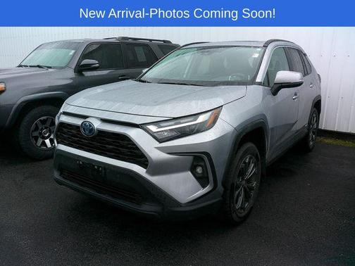 Silver Sky Metallic 2022 Toyota RAV4 Hybrid XLE Premium