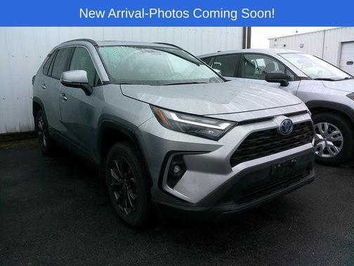 Silver Sky Metallic 2022 Toyota RAV4 Hybrid XLE Premium