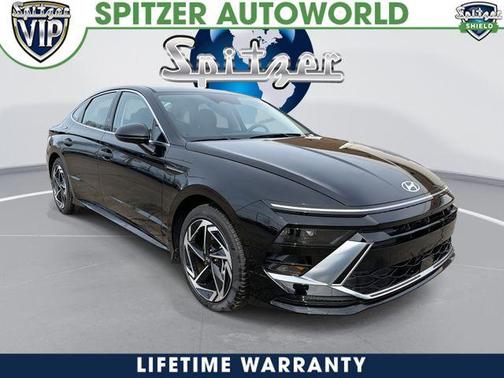 Black 2026 Hyundai SONATA SEL Sport