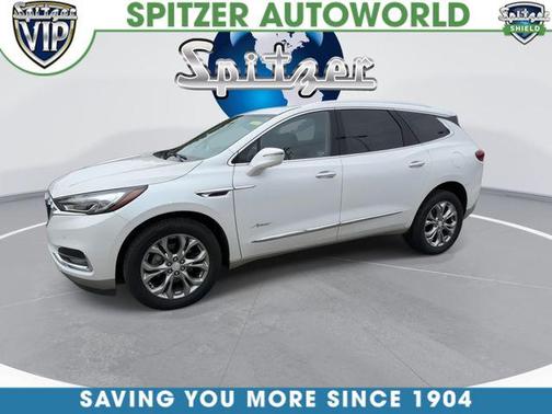 White Frost Tri-Coat 2018 Buick Enclave Avenir