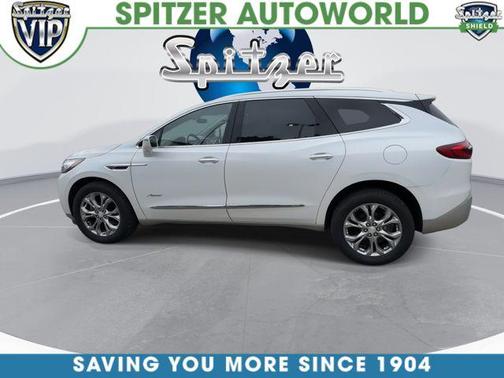 White Frost Tri-Coat 2018 Buick Enclave Avenir