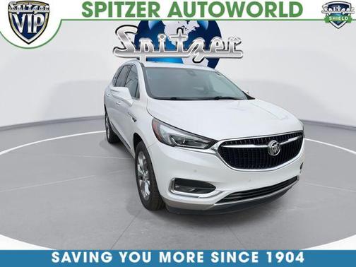 White Frost Tri-Coat 2018 Buick Enclave Avenir