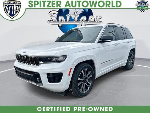 Bright White Clearcoat 2023 Jeep Grand Cherokee Overland