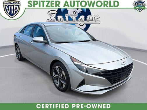 Shimmering Silver Pearl 2023 Hyundai ELANTRA SEL