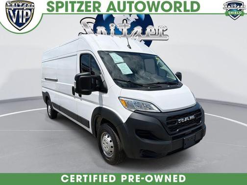 Bright White Clearcoat 2023 RAM ProMaster 2500 High Roof