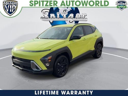Yellow 2026 Hyundai KONA SEL Sport