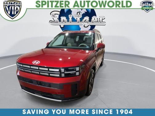 Red 2026 Hyundai SANTA FE HEV SEL