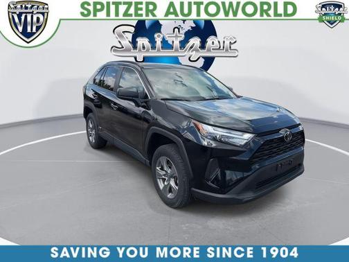 Midnight Black Metallic 2025 Toyota RAV4 Hybrid LE