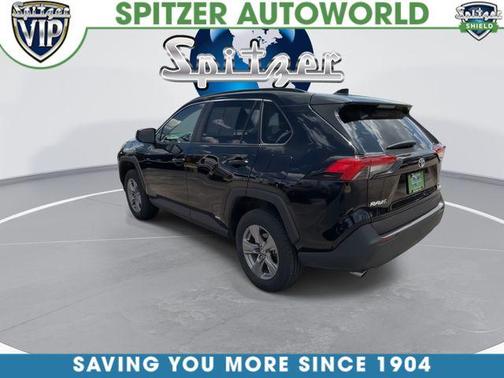 Midnight Black Metallic 2025 Toyota RAV4 Hybrid LE