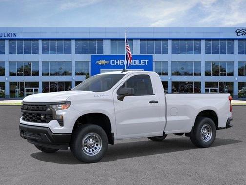 Summit White 2026 Chevrolet Silverado 1500 WT