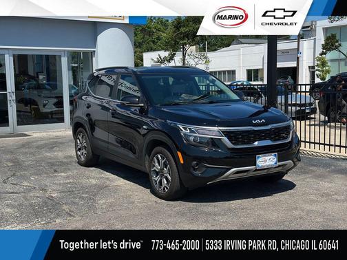Cherry Black 2023 Kia Seltos EX