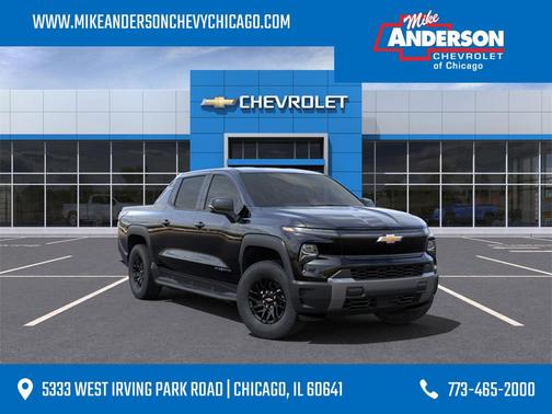 Black 2025 Chevrolet Silverado EV LT