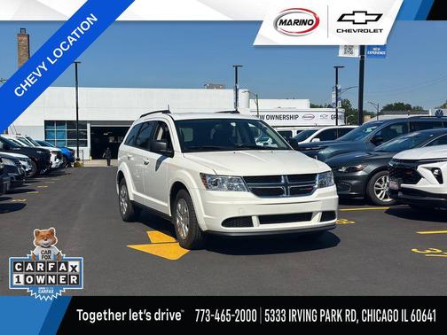 Vice White 2019 Dodge Journey SE