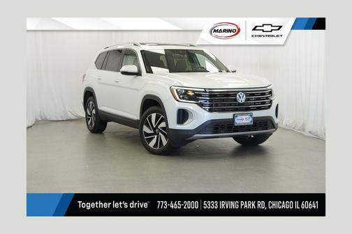 Opal White 2024 Volkswagen Atlas 2.0T SEL