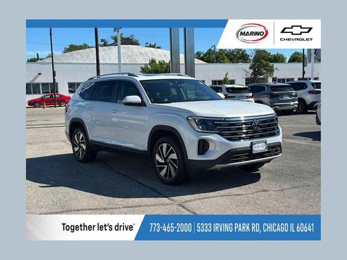 Opal White 2024 Volkswagen Atlas 2.0T SEL