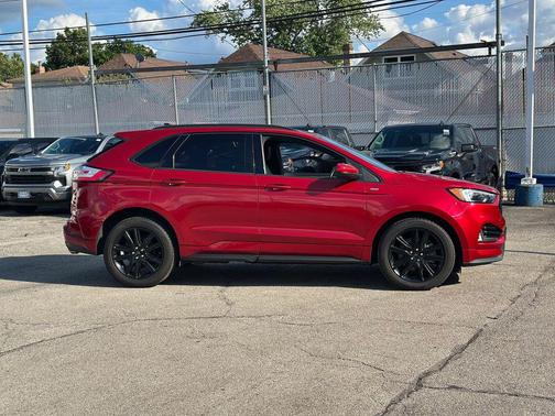 Rapid Red Metallic Tinted Clearcoat 2021 Ford Edge ST Line