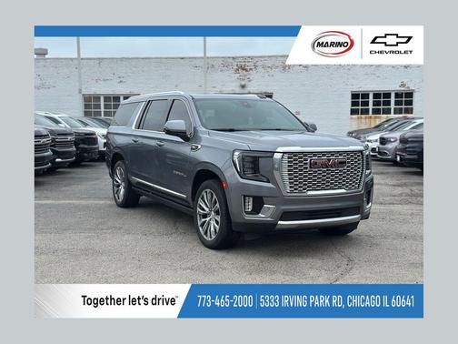 Satin Steel Metallic 2021 GMC Yukon XL Denali