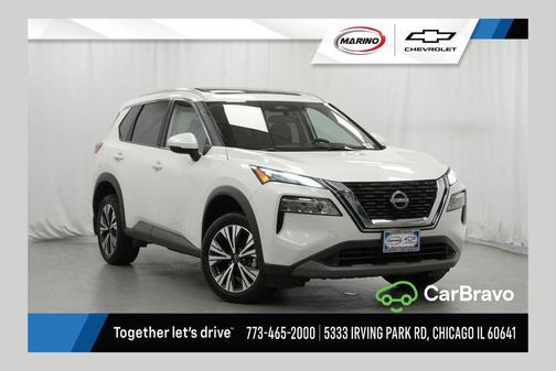 Pearl White Tricoat 2023 Nissan Rogue SV