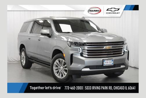 Sterling Gray Metallic 2023 Chevrolet Suburban 4WD High Country