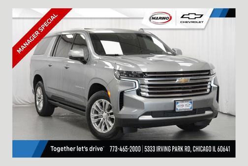 Sterling Gray Metallic 2023 Chevrolet Suburban 4WD High Country