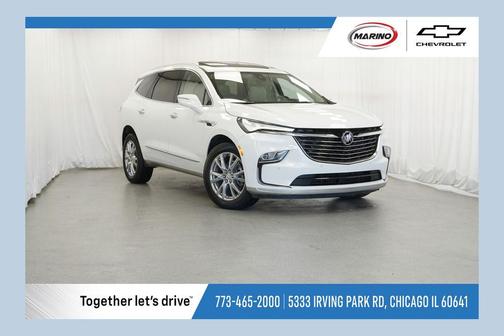 Summit White 2023 Buick Enclave Essence AWD