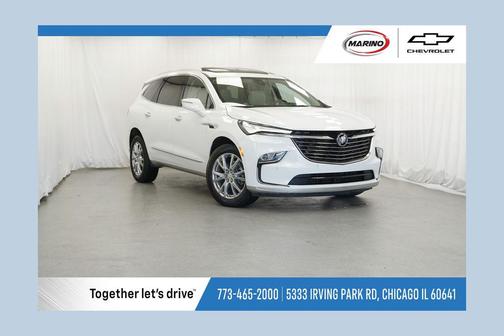 Summit White 2023 Buick Enclave Essence AWD
