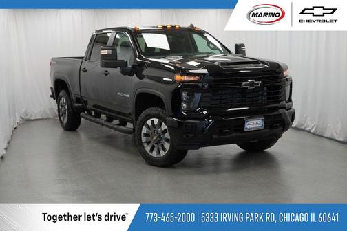 Black 2026 Chevrolet Silverado 2500 Custom