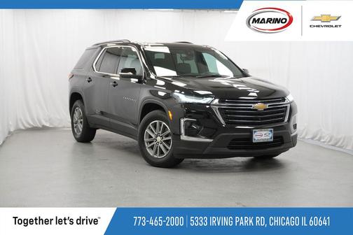 Mosaic Black Metallic 2023 Chevrolet Traverse LT Leather
