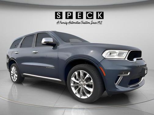 Blue 2021 Dodge Durango Citadel