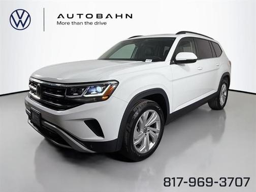 Pure White 2023 Volkswagen Atlas 2.0T SE w/ Technology