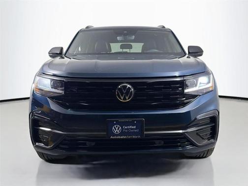 Tourmaline Blue Metallic 2023 Volkswagen Atlas Cross Sport 2.0T SEL R-Line Black