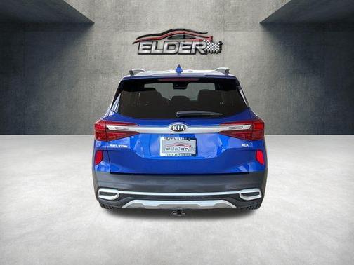 Neptune Blue 2021 Kia Seltos EX