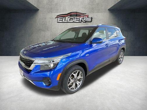 Neptune Blue 2021 Kia Seltos EX