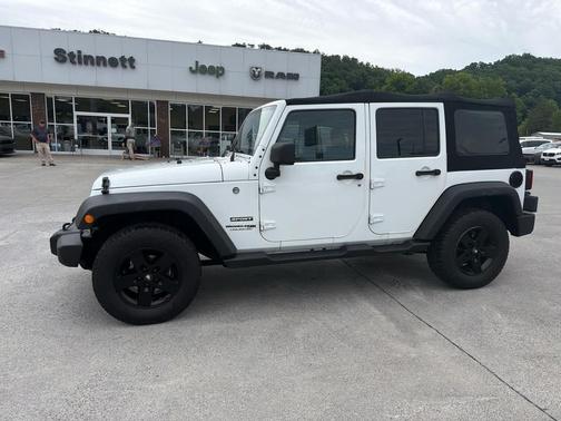 Bright White Clearcoat 2018 Jeep Wrangler JK Unlimited Sport