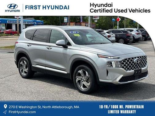 Shimmering Silver Pearl 2022 Hyundai SANTA FE SEL