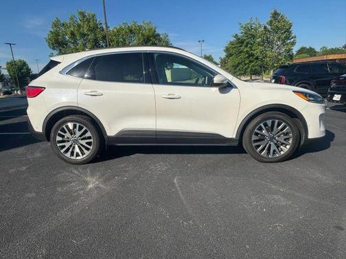 White 2021 Ford Escape Titanium Hybrid