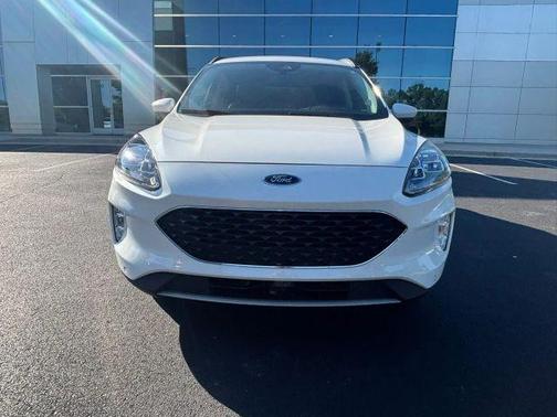 White 2021 Ford Escape Titanium Hybrid