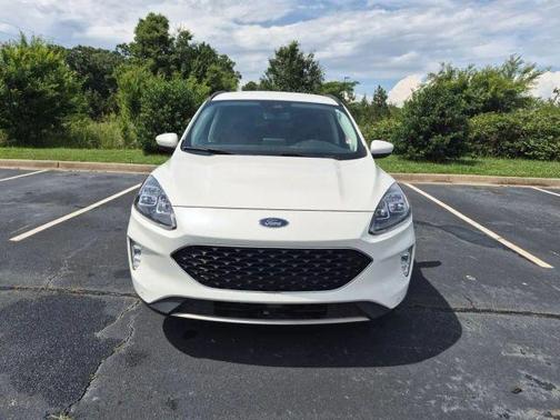 White 2021 Ford Escape Titanium Hybrid