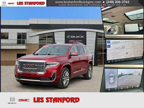 Volcanic Red Tintcoat 2023 GMC Acadia Denali