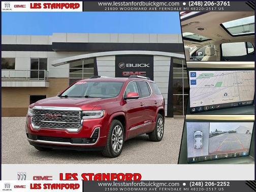 Volcanic Red Tintcoat 2023 GMC Acadia Denali